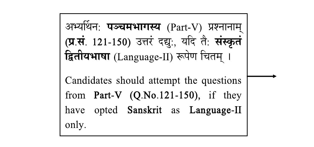 CTET January 2021 Paper 2 Part V Language II Sanskrit 1