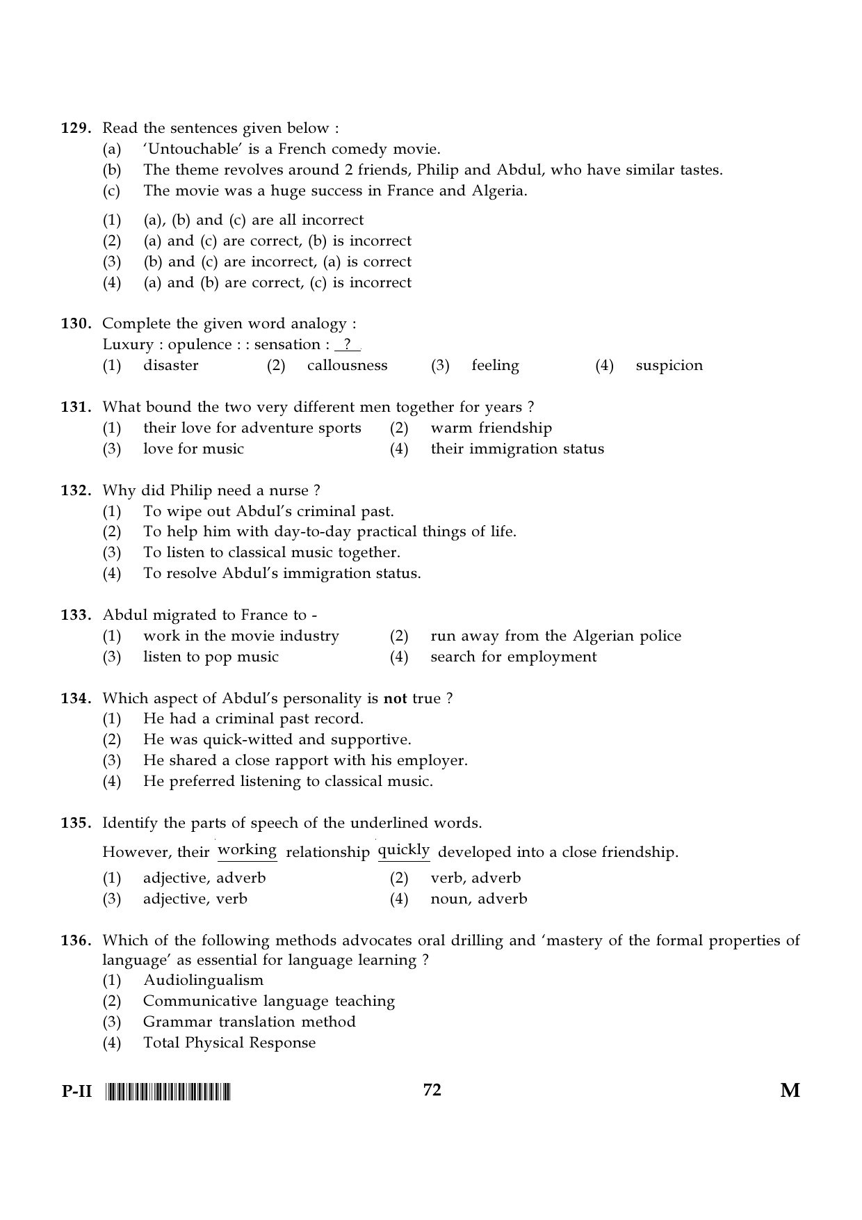 CTET January 2024 Paper II Part V Language II English 3