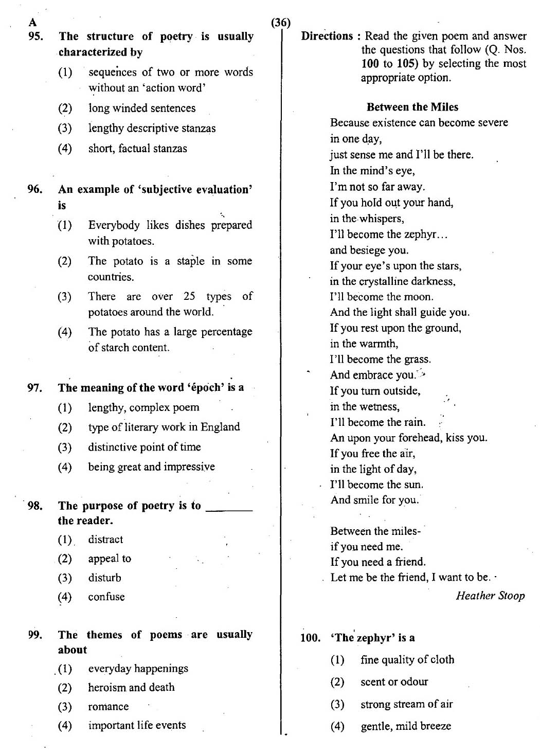 CTET July 2013 Paper 1 Part IV Language 1 English 2