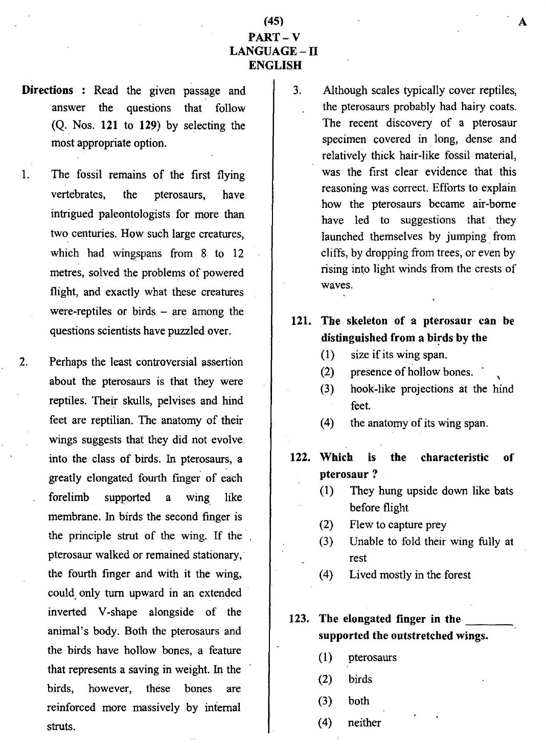 CTET July 2013 Paper 1 Part V Language II English 1