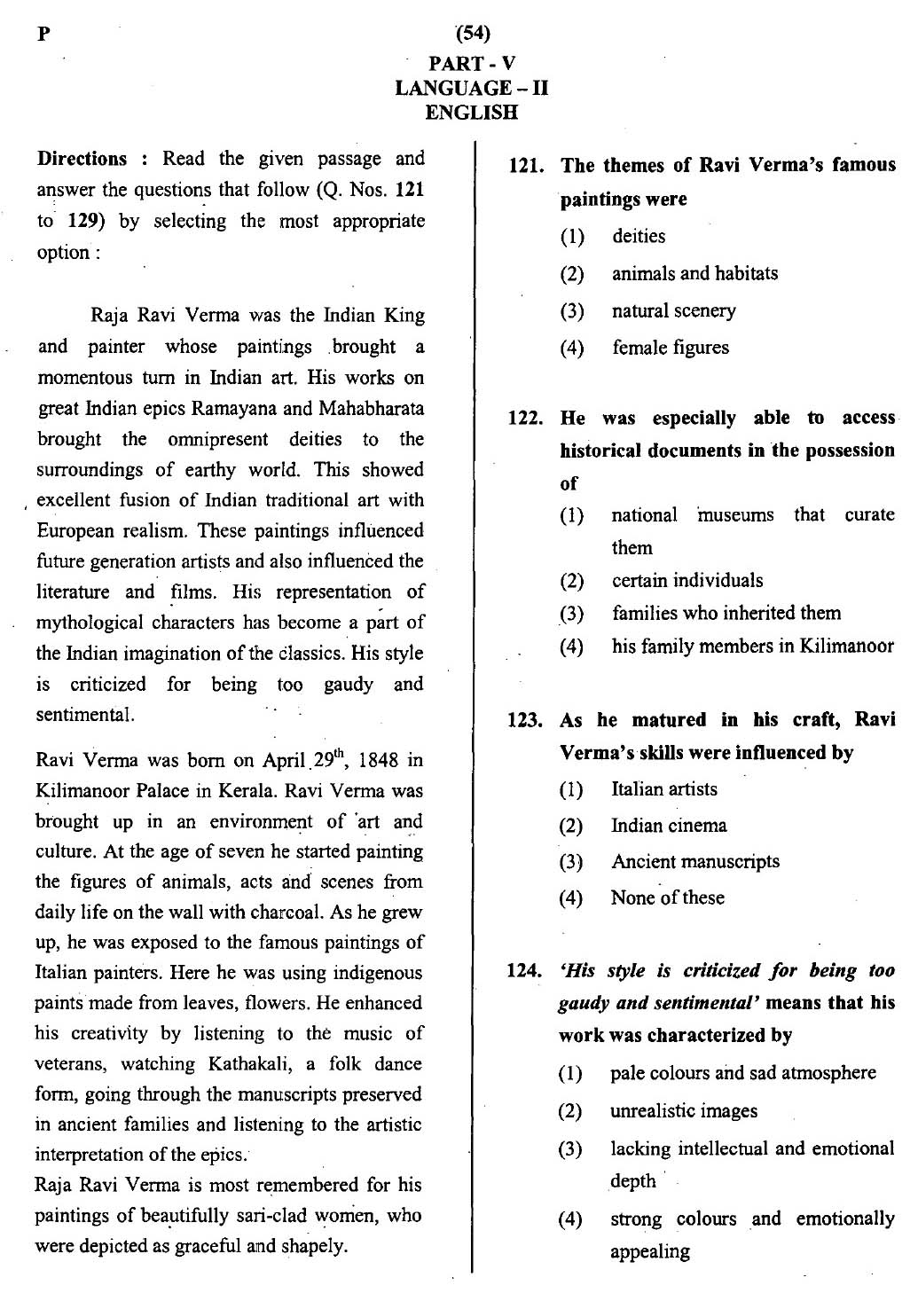 CTET July 2013 Paper 2 Part V Language II English 1