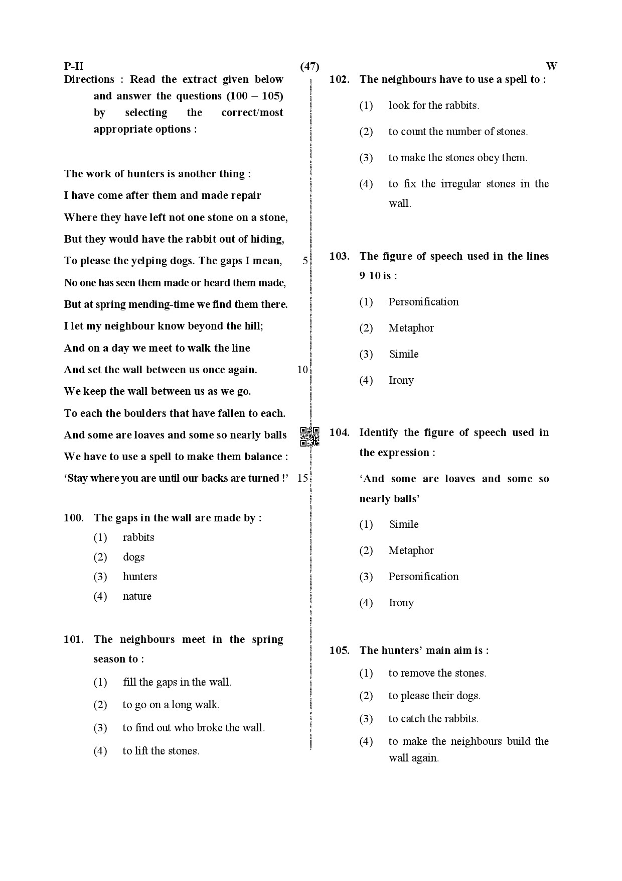 CTET July 2019 Paper 2 Part IV Language 1 English 3