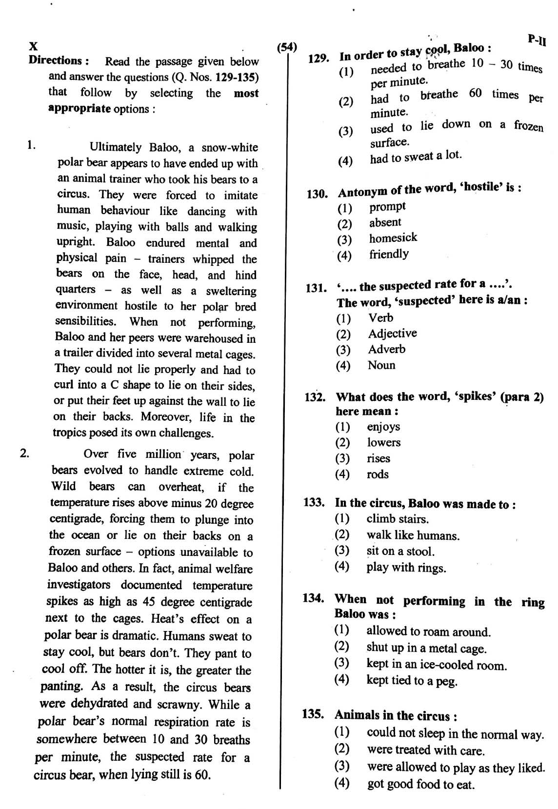 CTET May 2016 Paper 2 Part V Language II English 3