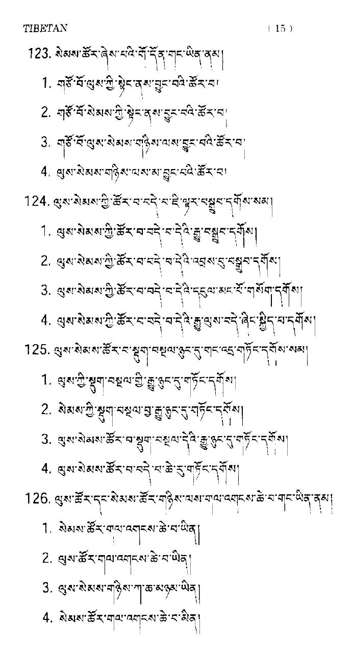 CTET September 2014 Paper 2 Part V Language II Tibetan 2