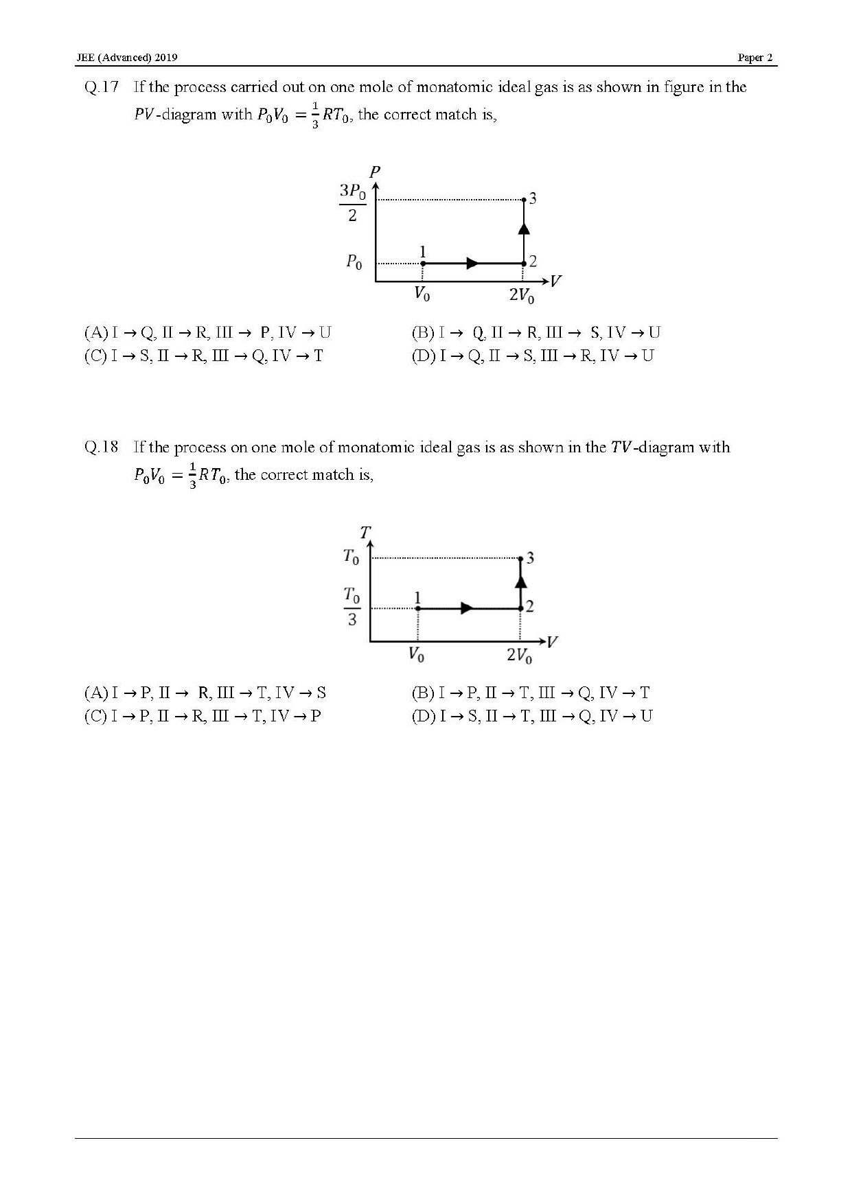 JEE Advanced English Question Paper 2019 Paper 2 Physics 13