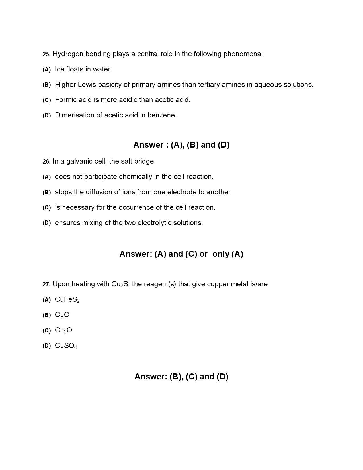JEE Advanced Exam Question Paper 2014 Paper 1 Chemistry 4