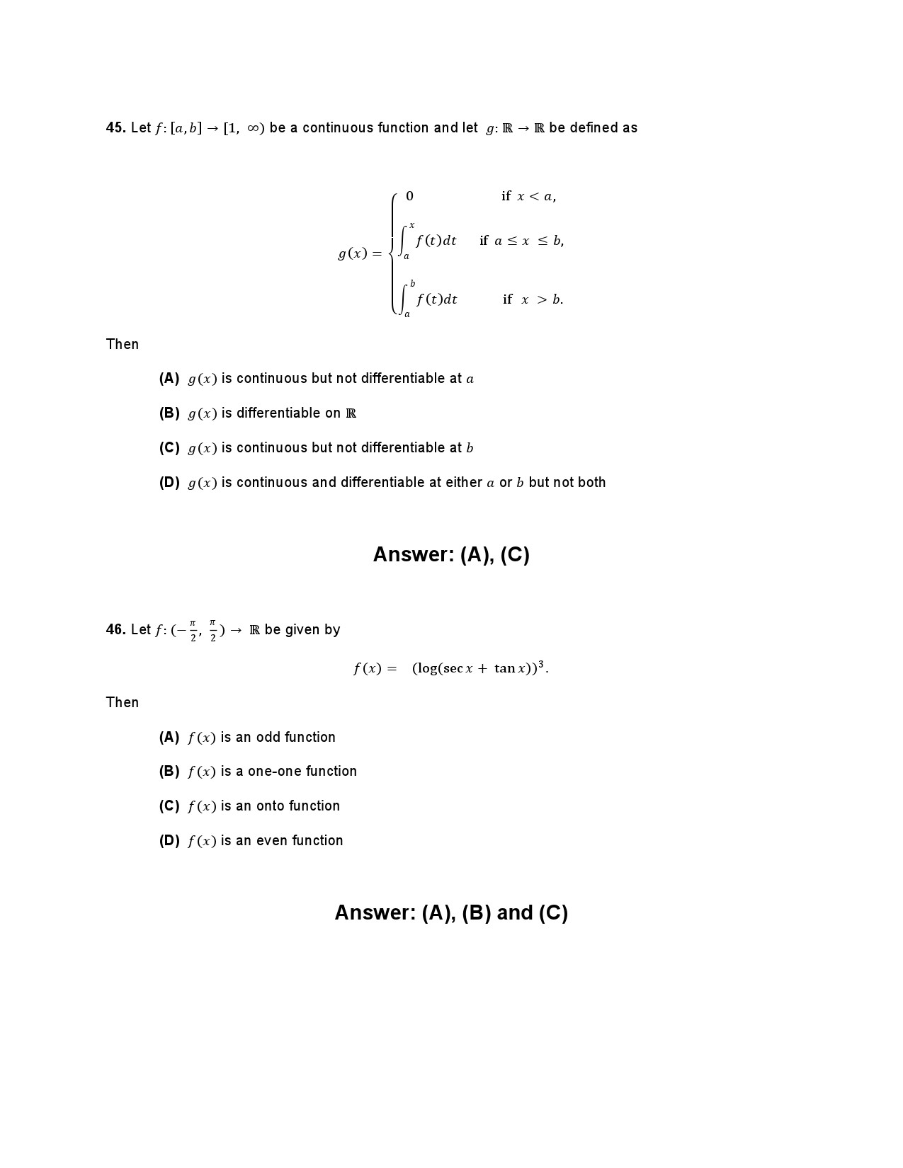 JEE Advanced Exam Question Paper 2014 Paper 1 Mathematics 3