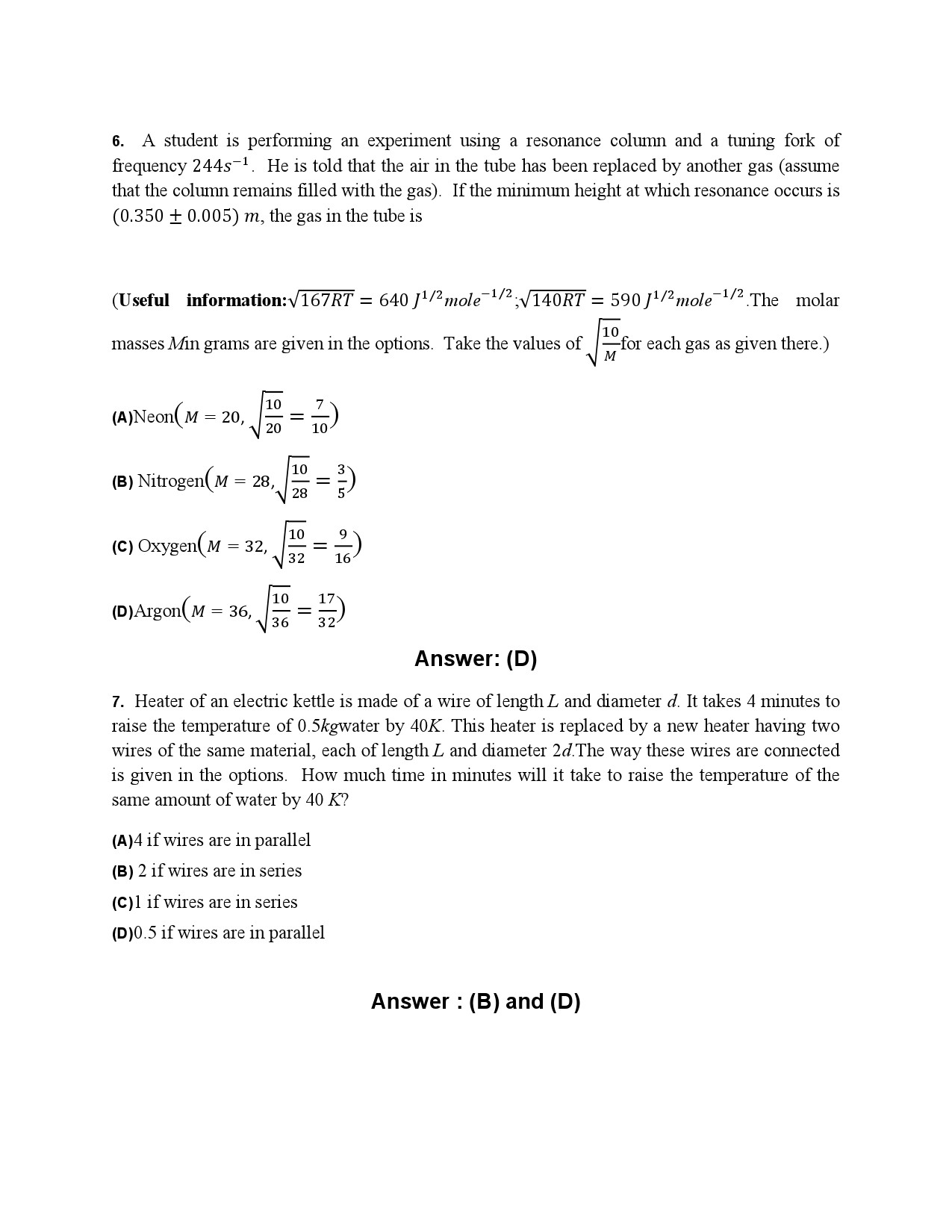 JEE Advanced Exam Question Paper 2014 Paper 1 Physics 4