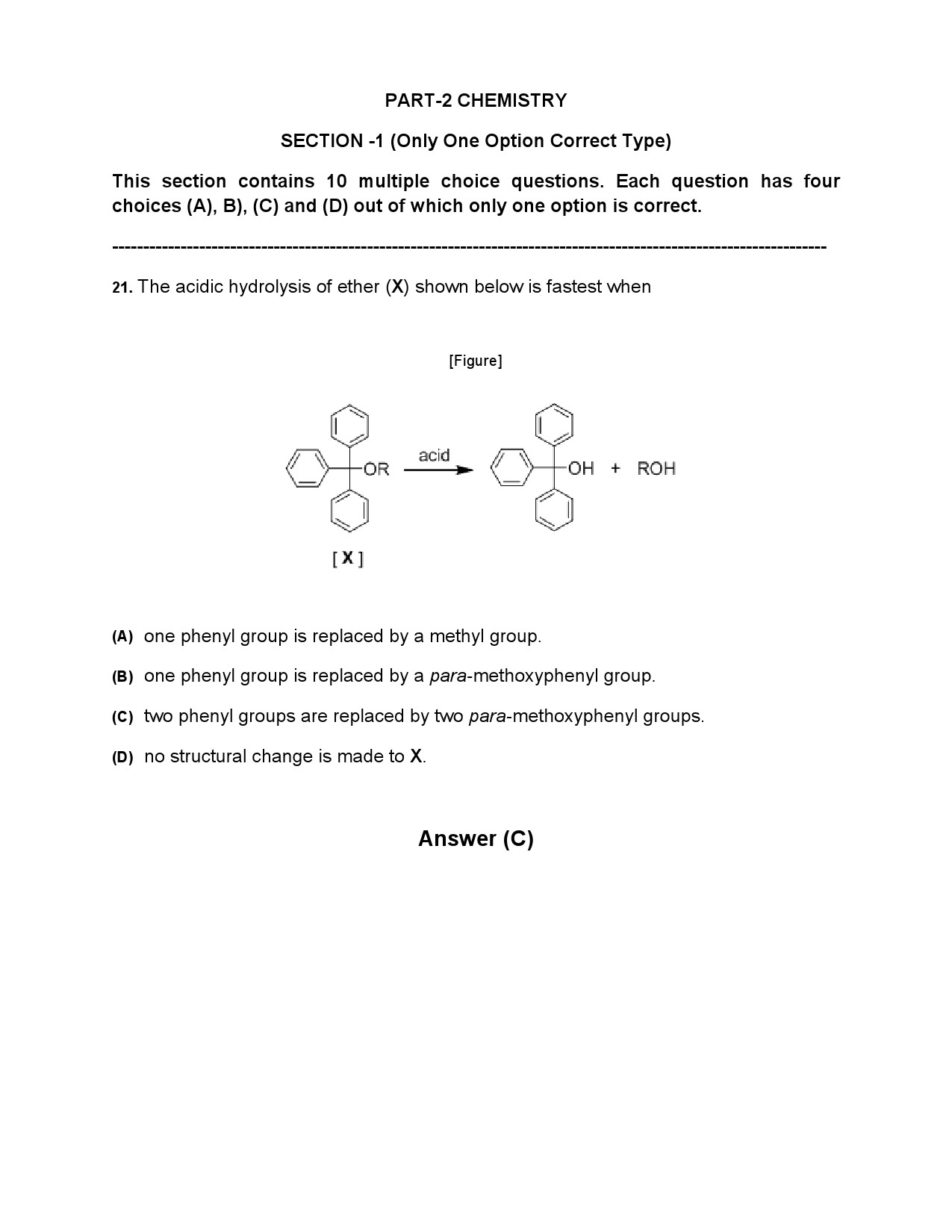 JEE Advanced Exam Question Paper 2014 Paper 2 Chemistry 1