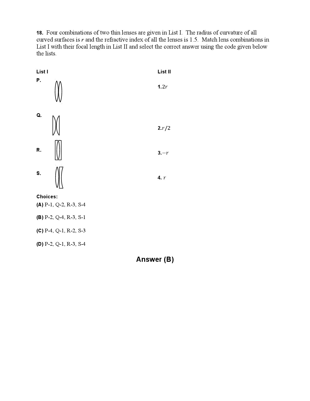 JEE Advanced Exam Question Paper 2014 Paper 2 Physics 10