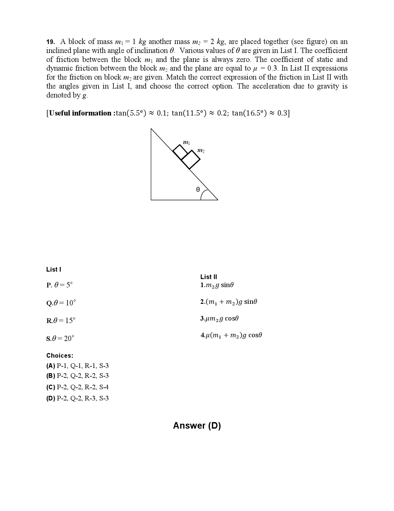 JEE Advanced Exam Question Paper 2014 Paper 2 Physics 11