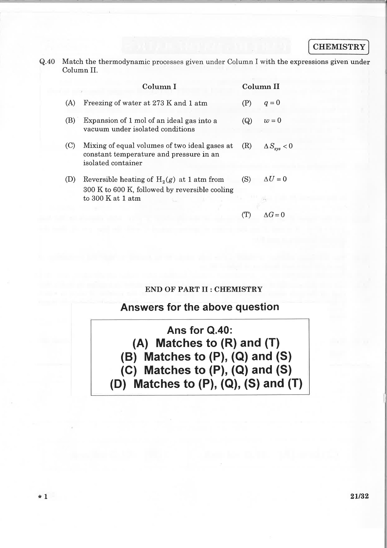 JEE Advanced Exam Question Paper 2015 Paper 1 Chemistry 8