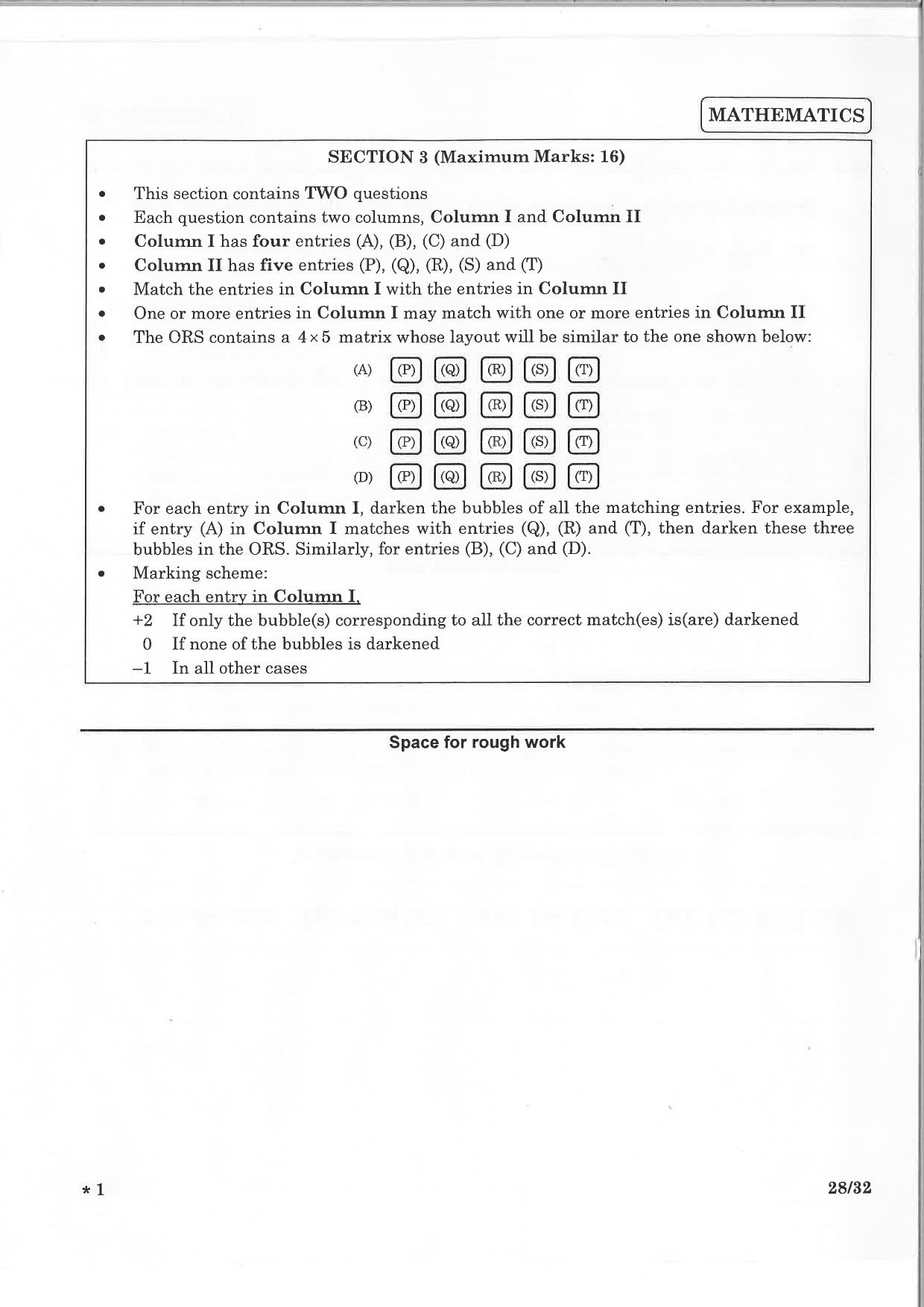 JEE Advanced Exam Question Paper 2015 Paper 1 Mathematics 7