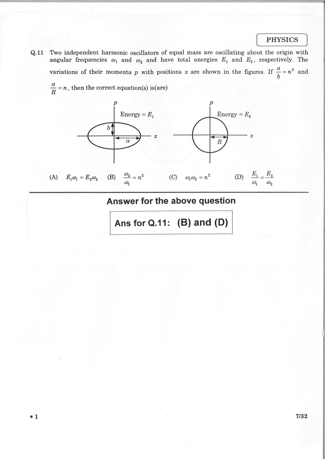 JEE Advanced Exam Question Paper 2015 Paper 1 Physics 5