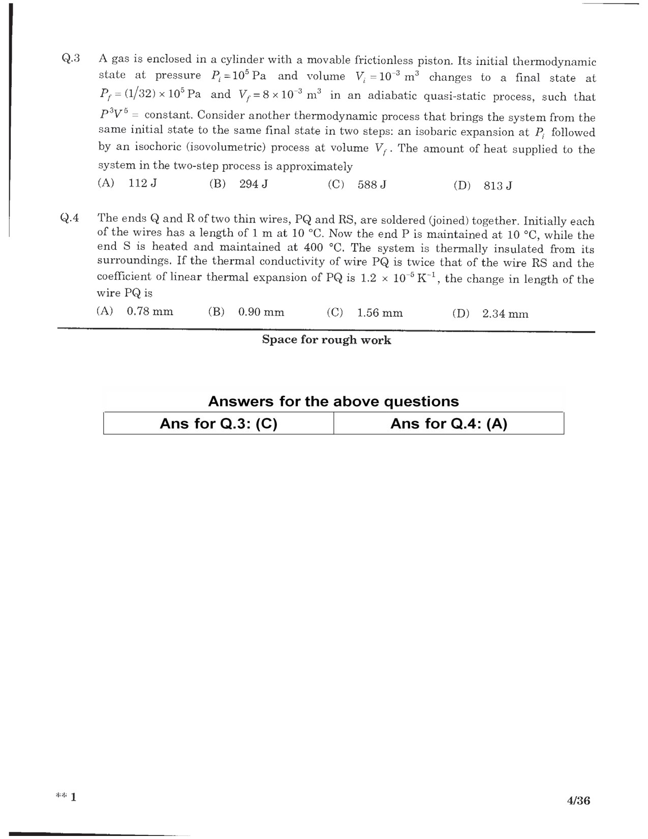 JEE Advanced Exam Question Paper 2016 Paper 2 Physics 2