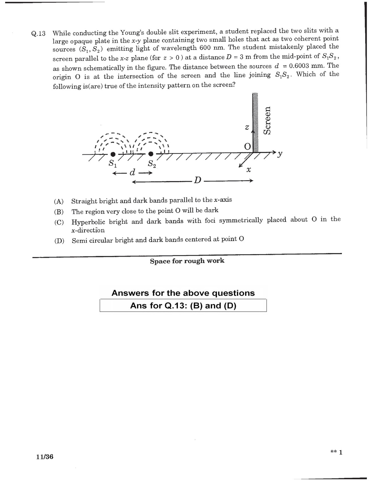 JEE Advanced Exam Question Paper 2016 Paper 2 Physics 9