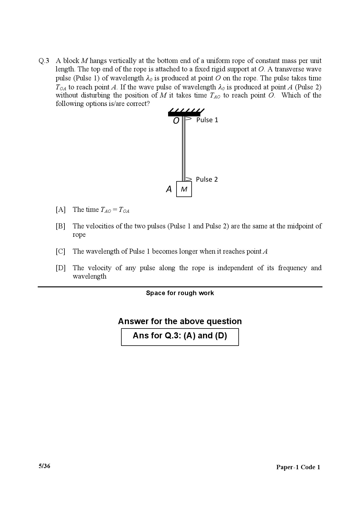 JEE Advanced Exam Question Paper 2017 Paper 1 Physics 3