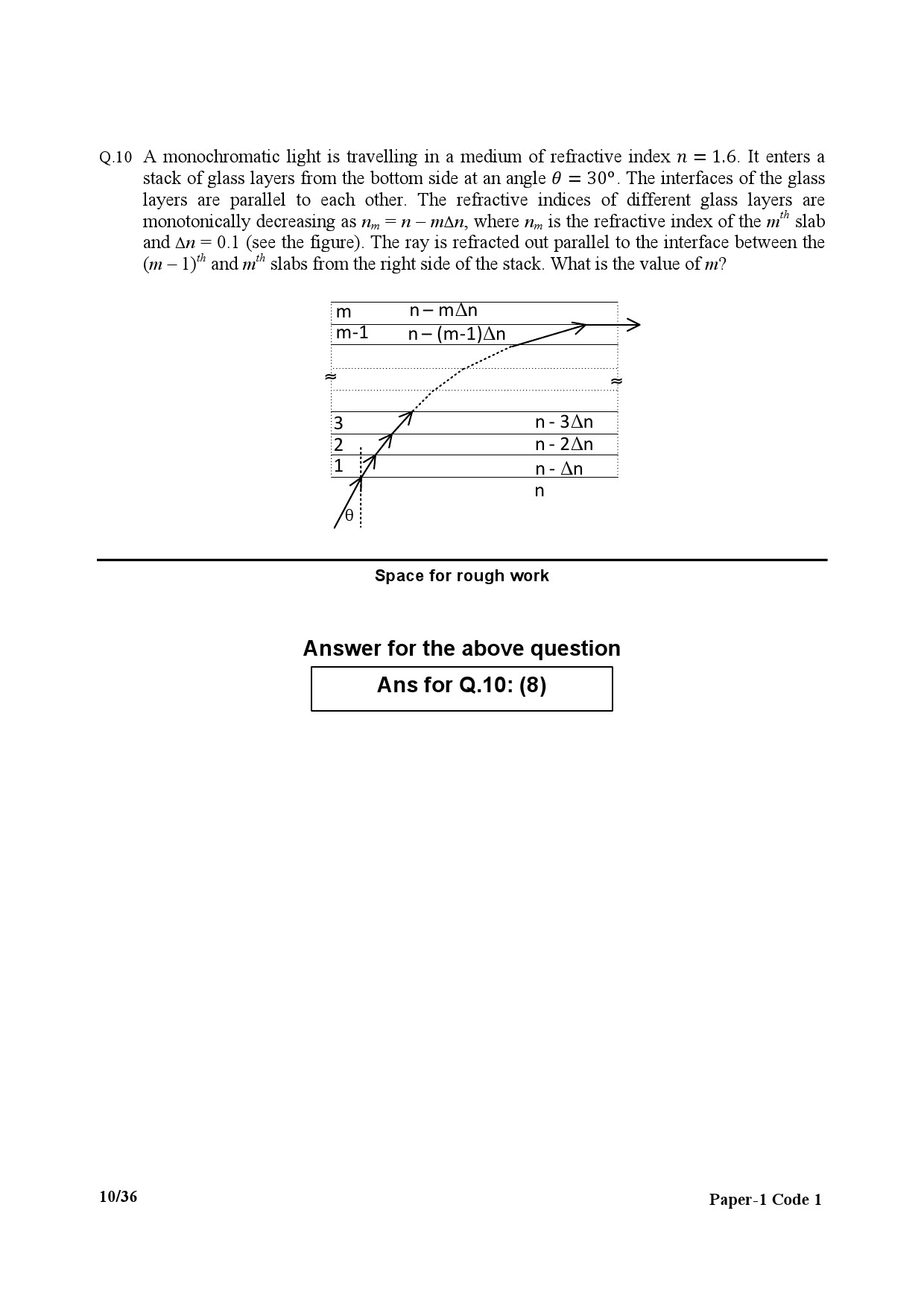 JEE Advanced Exam Question Paper 2017 Paper 1 Physics 8