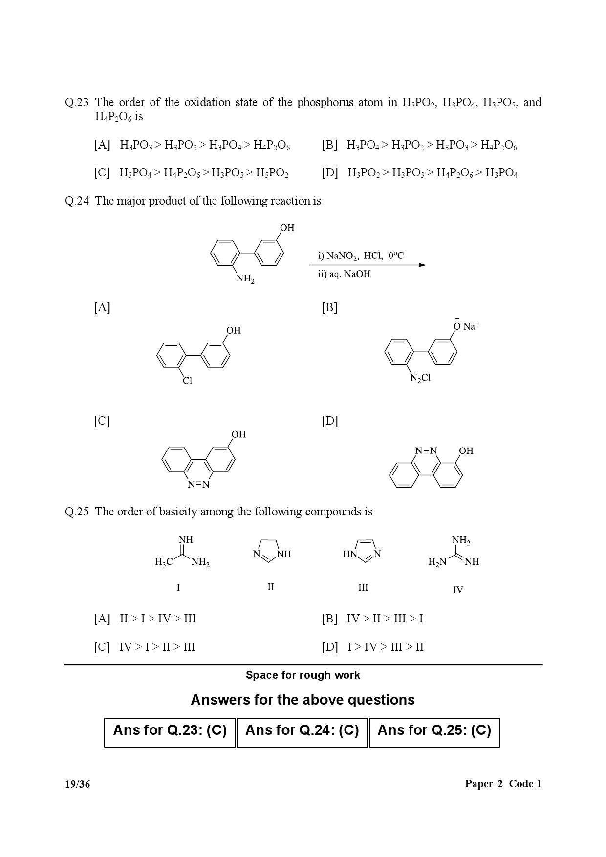 JEE Advanced Exam Question Paper 2017 Paper 2 Chemistry 3