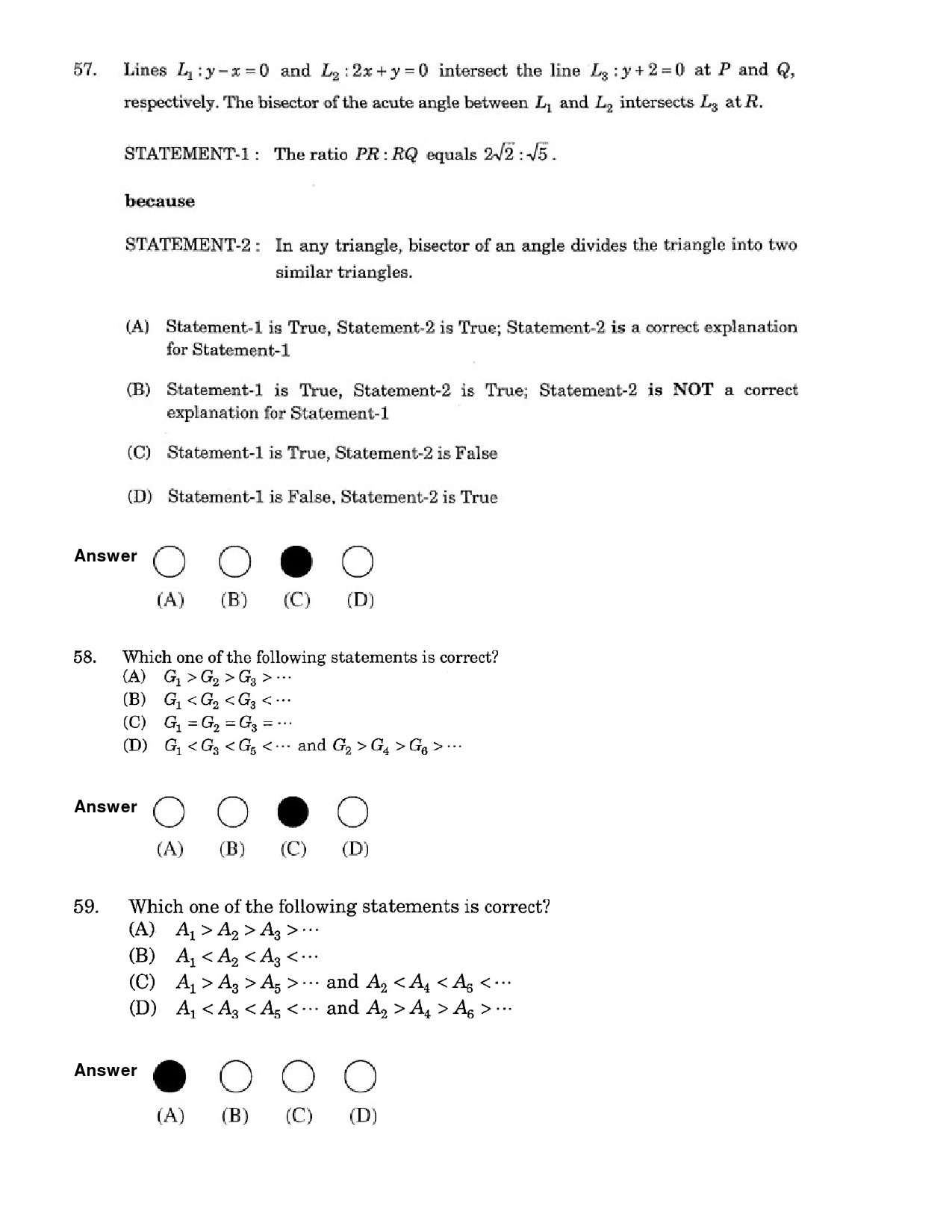 JEE Exam Question Paper 2007 Paper 2 24