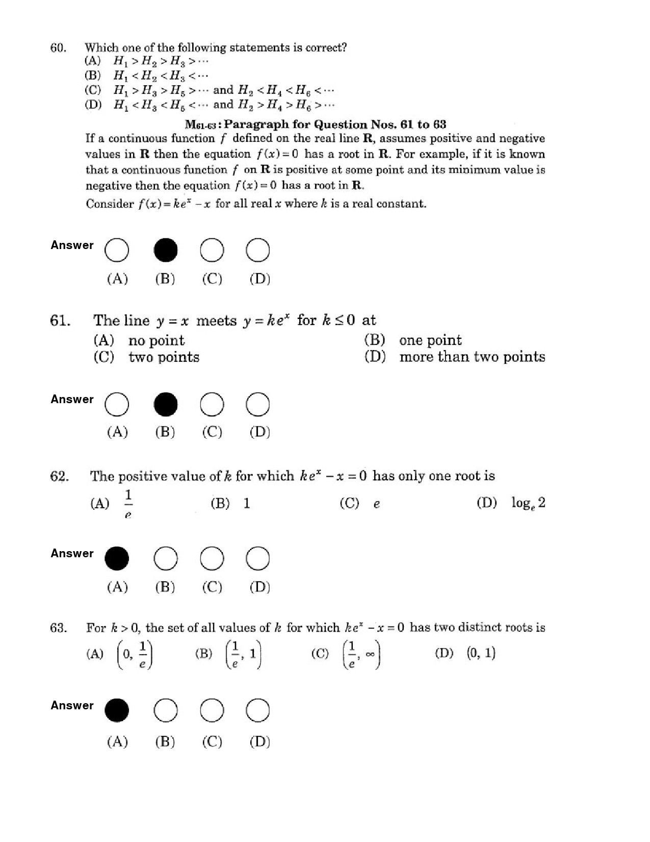 JEE Exam Question Paper 2007 Paper 2 25