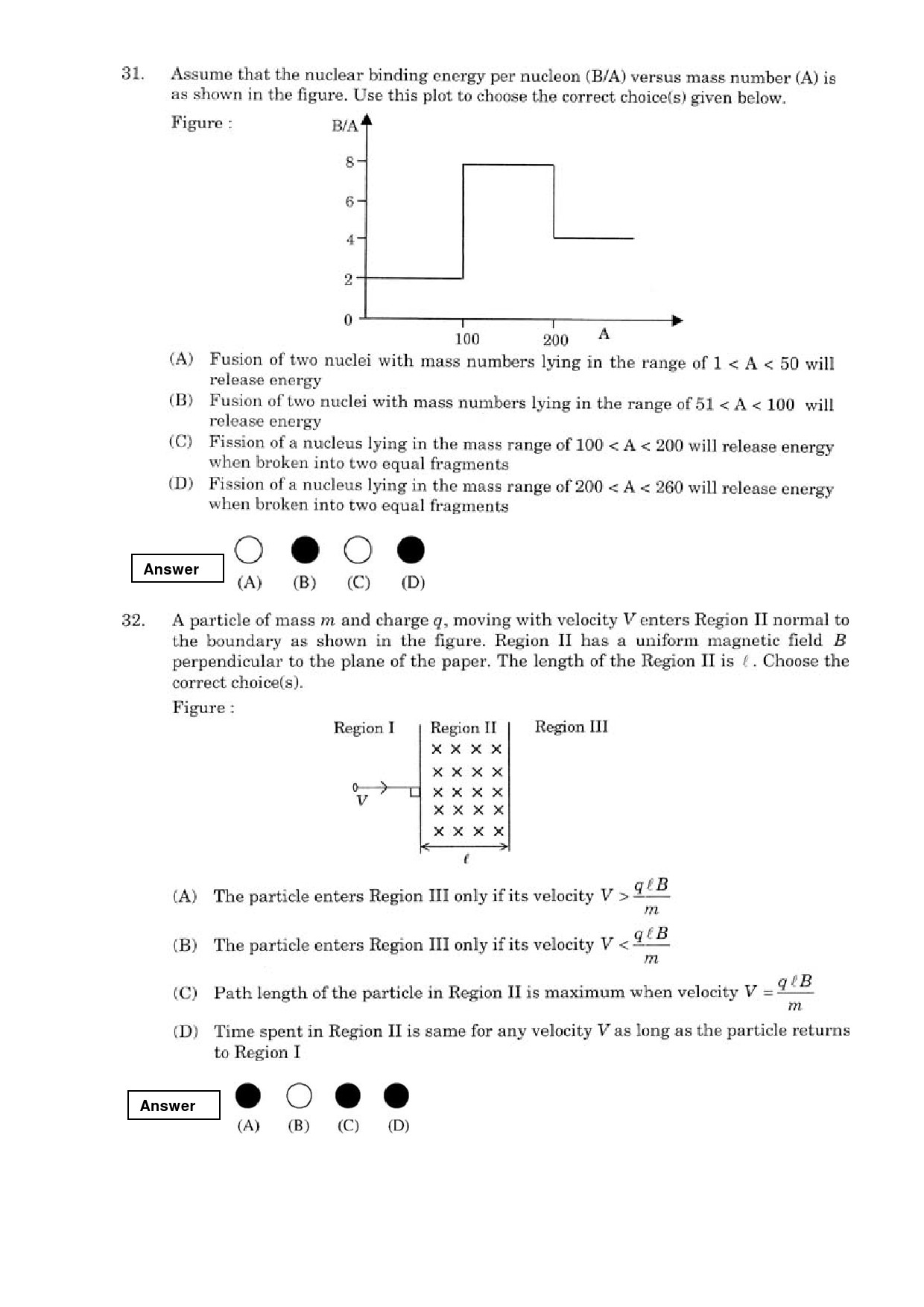 JEE Exam Question Paper 2008 Paper 1 11