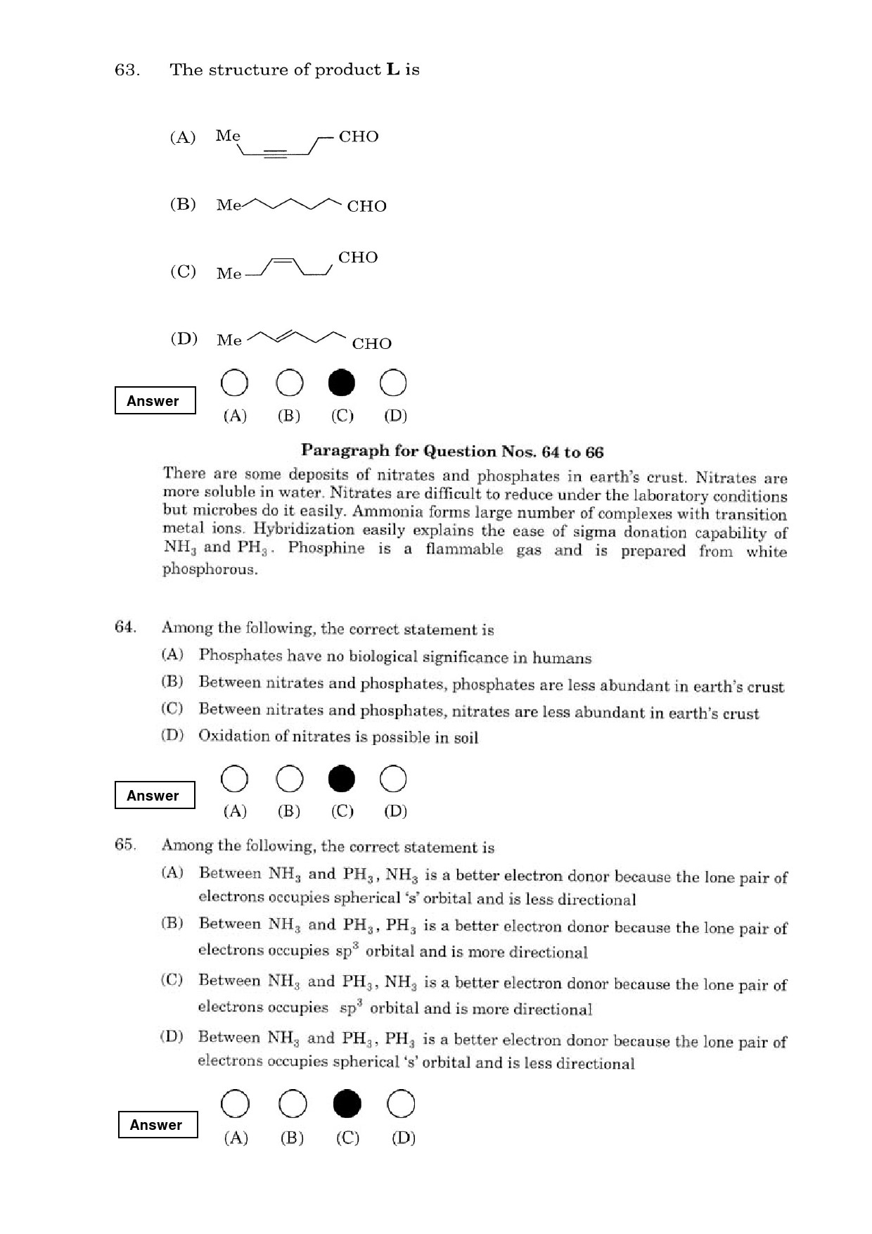 JEE Exam Question Paper 2008 Paper 1 22