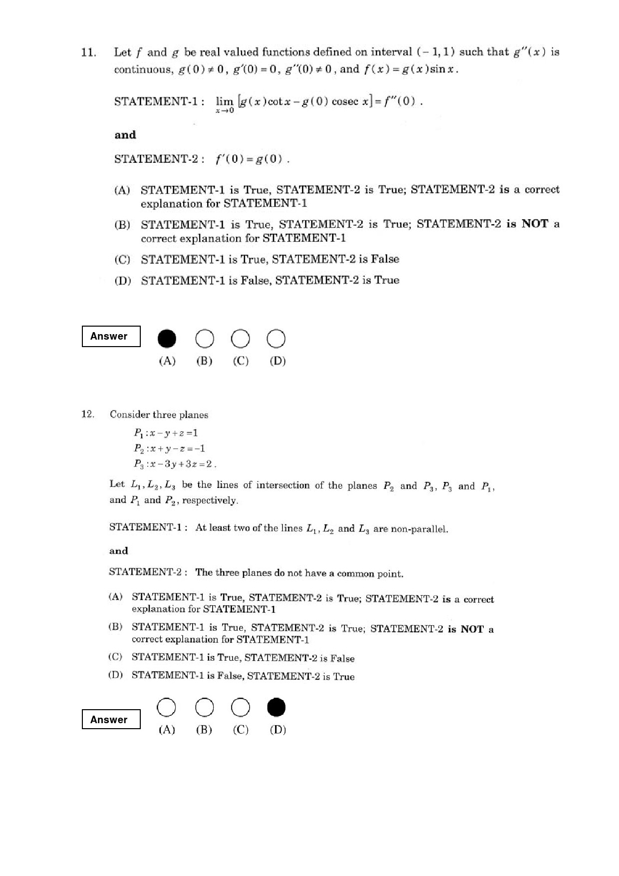 JEE Exam Question Paper 2008 Paper 1 4