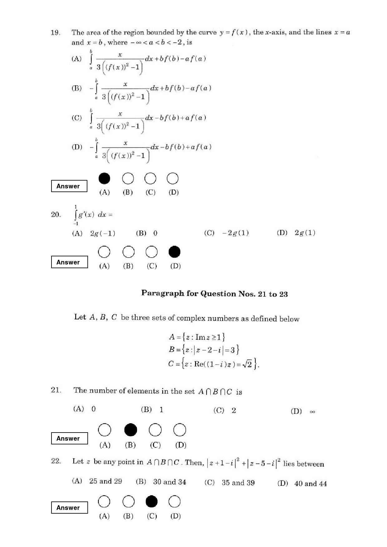 JEE Exam Question Paper 2008 Paper 1 7