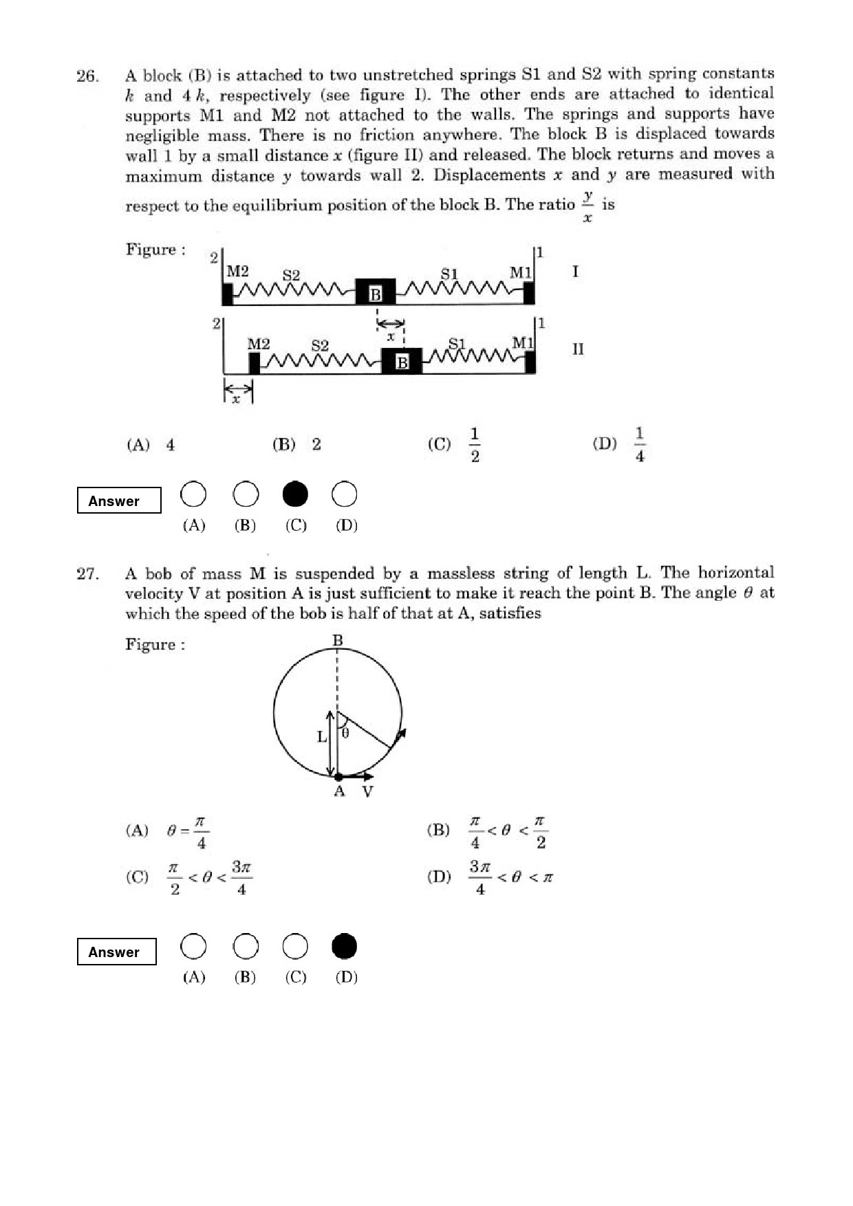 JEE Exam Question Paper 2008 Paper 2 10