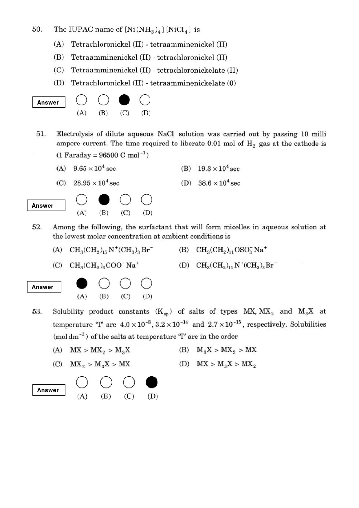 JEE Exam Question Paper 2008 Paper 2 22