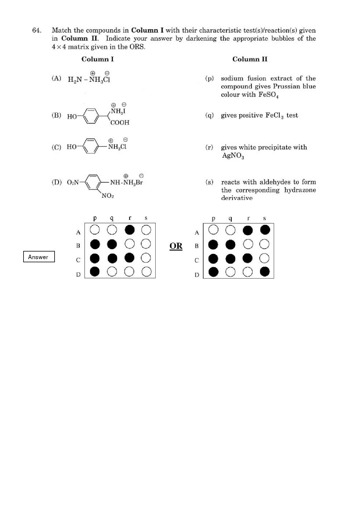 JEE Exam Question Paper 2008 Paper 2 27
