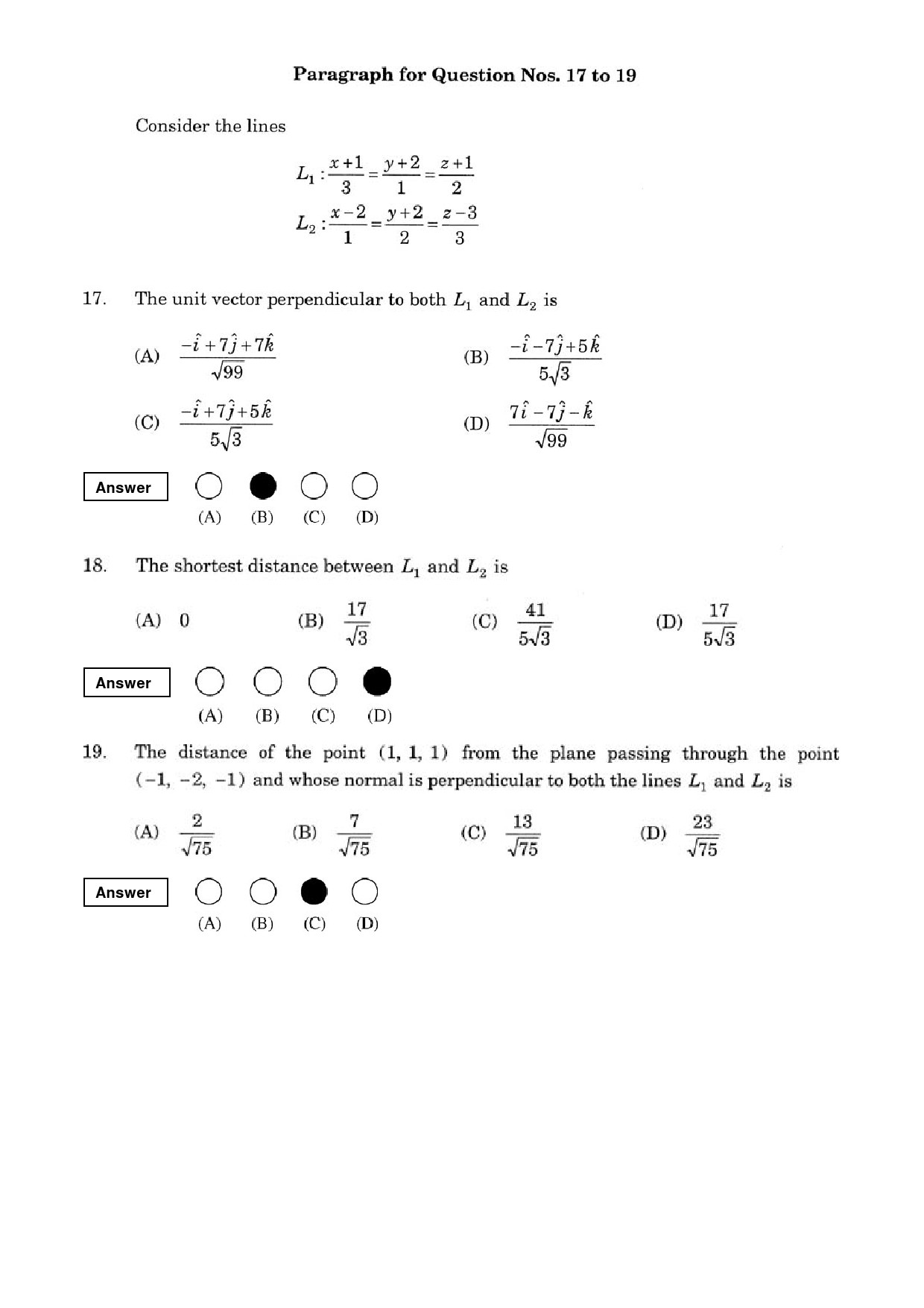 JEE Exam Question Paper 2008 Paper 2 6