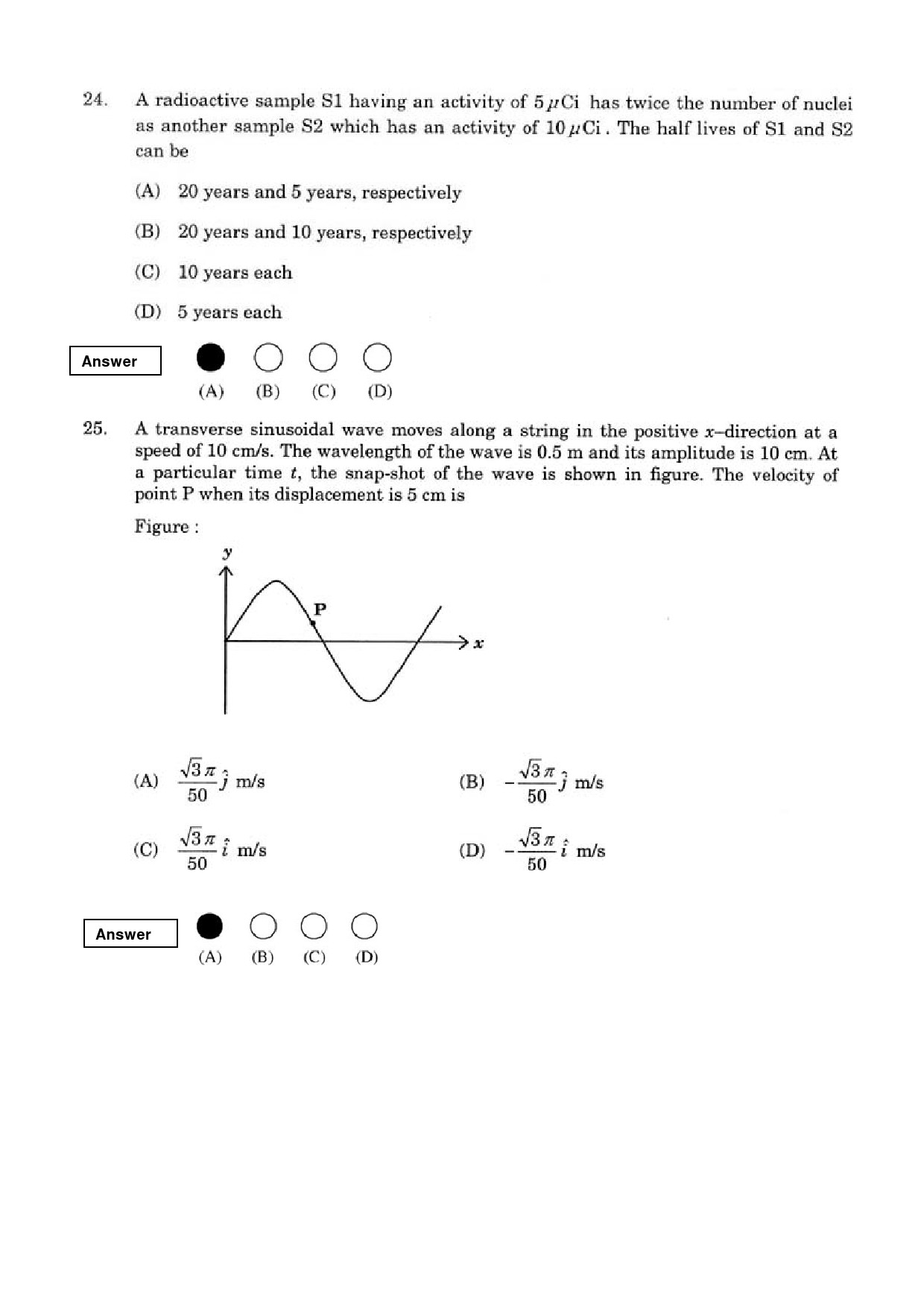 JEE Exam Question Paper 2008 Paper 2 9