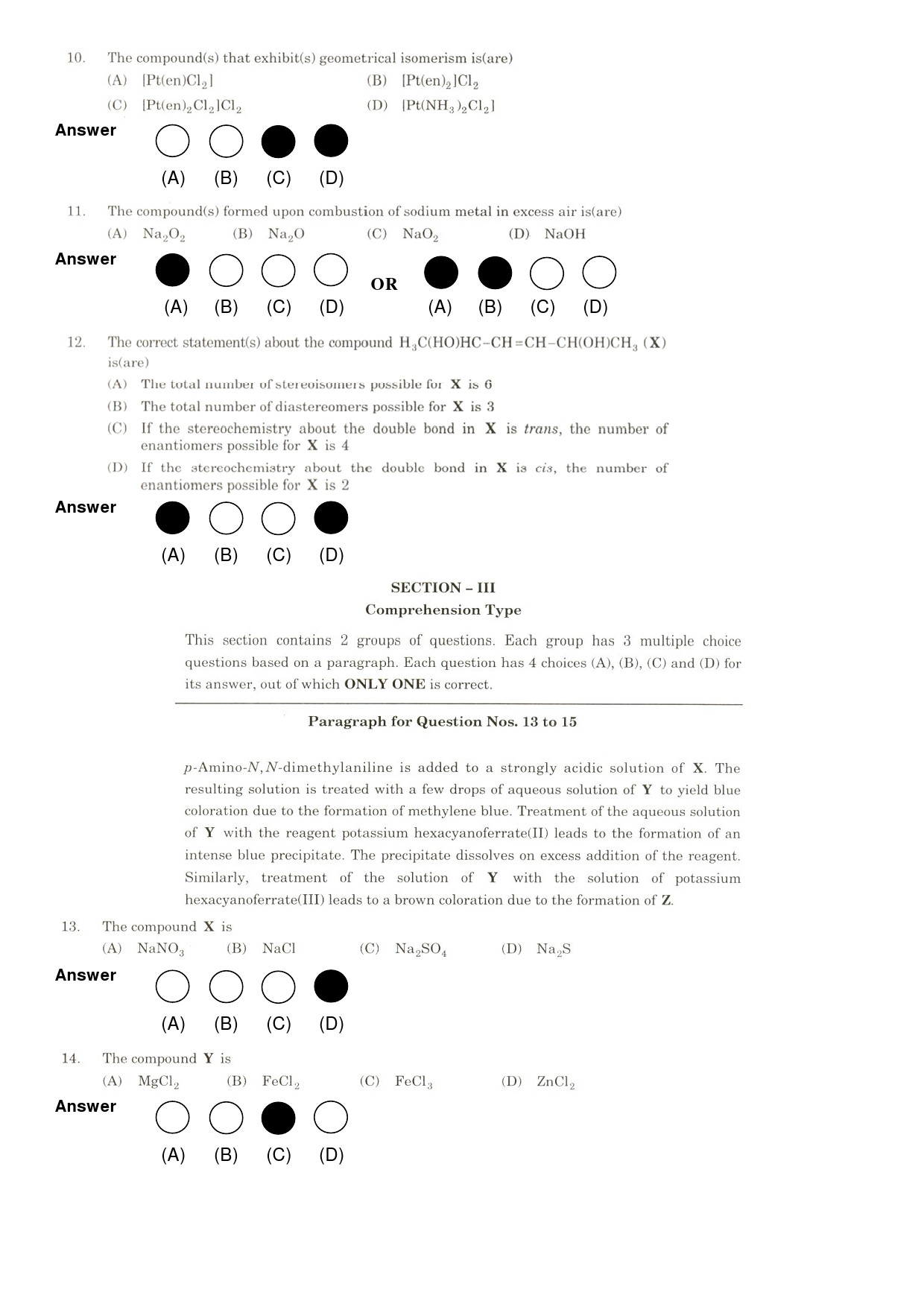 JEE Exam Question Paper 2009 Paper 1 3