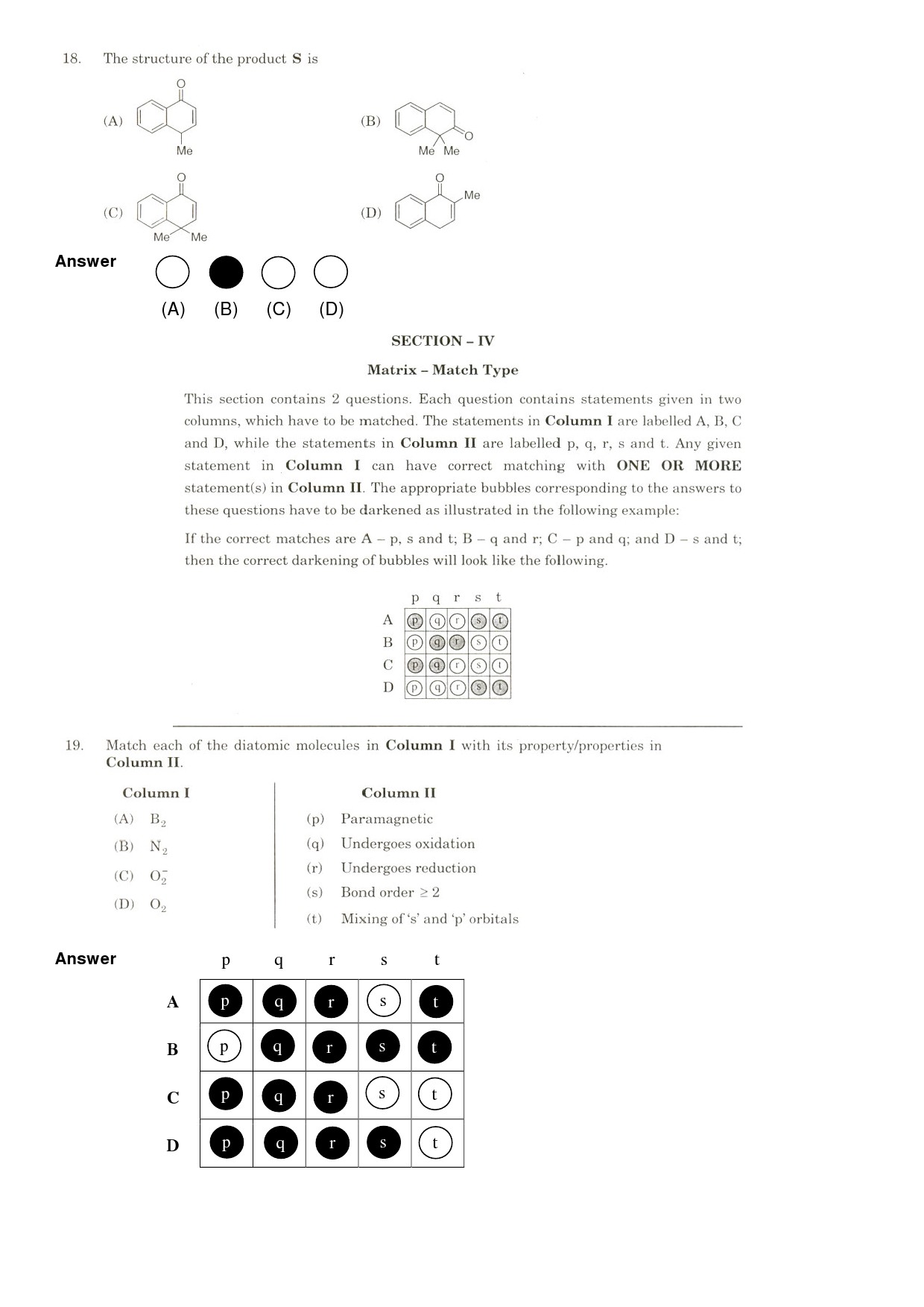 JEE Exam Question Paper 2009 Paper 1 5
