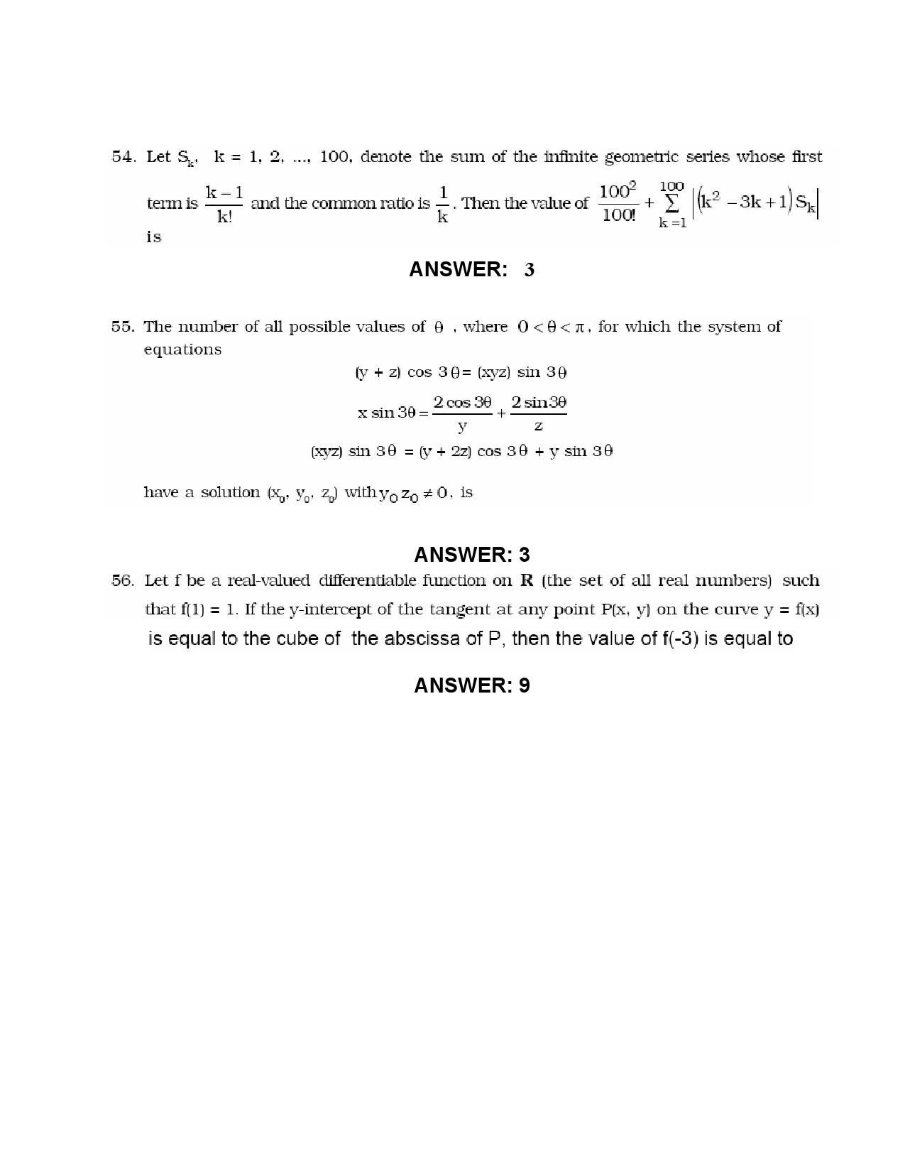 JEE Exam Question Paper 2010 Paper 1 15