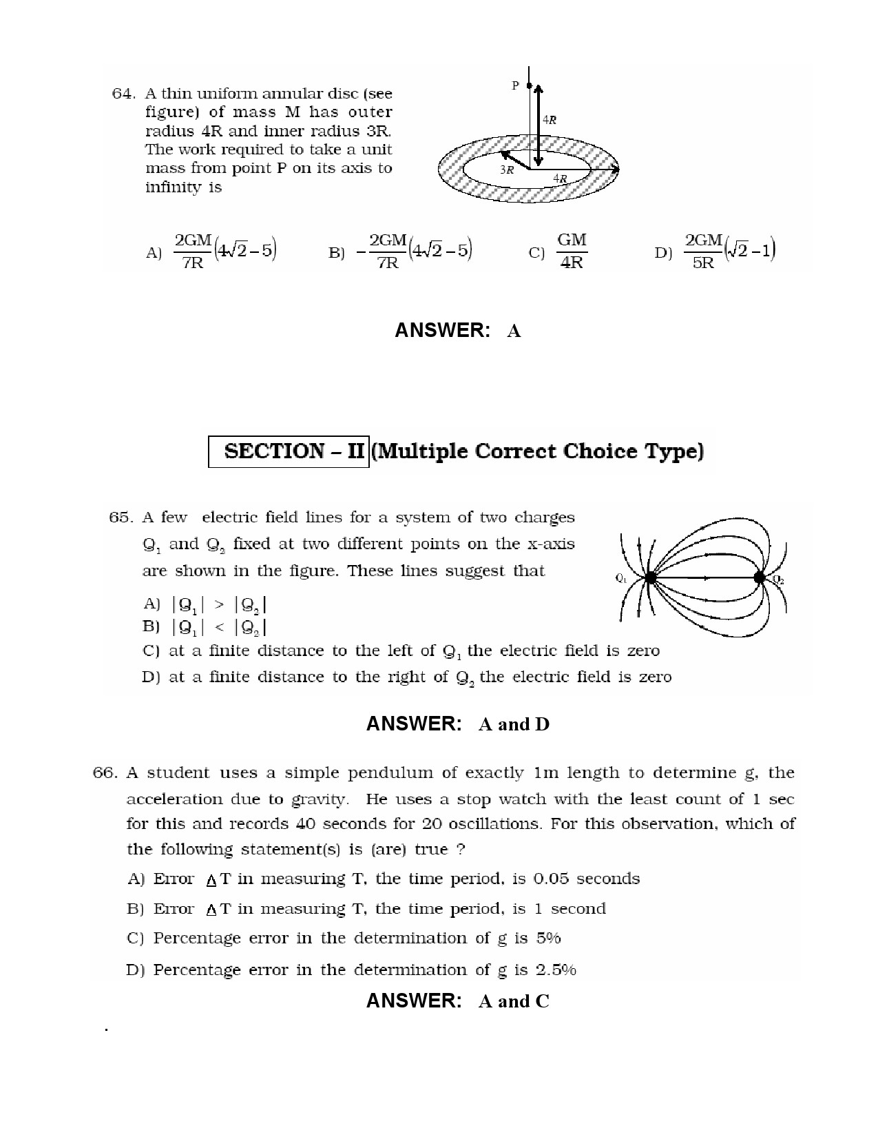 JEE Exam Question Paper 2010 Paper 1 19