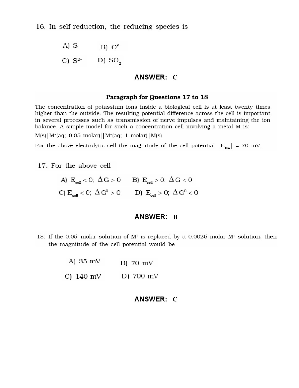 JEE Exam Question Paper 2010 Paper 1 6