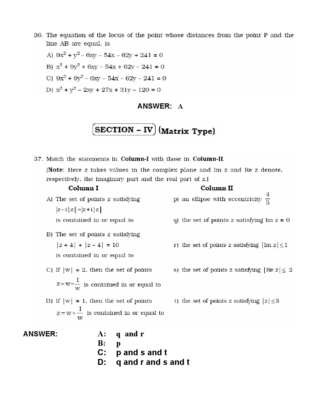 JEE Exam Question Paper 2010 Paper 2 13