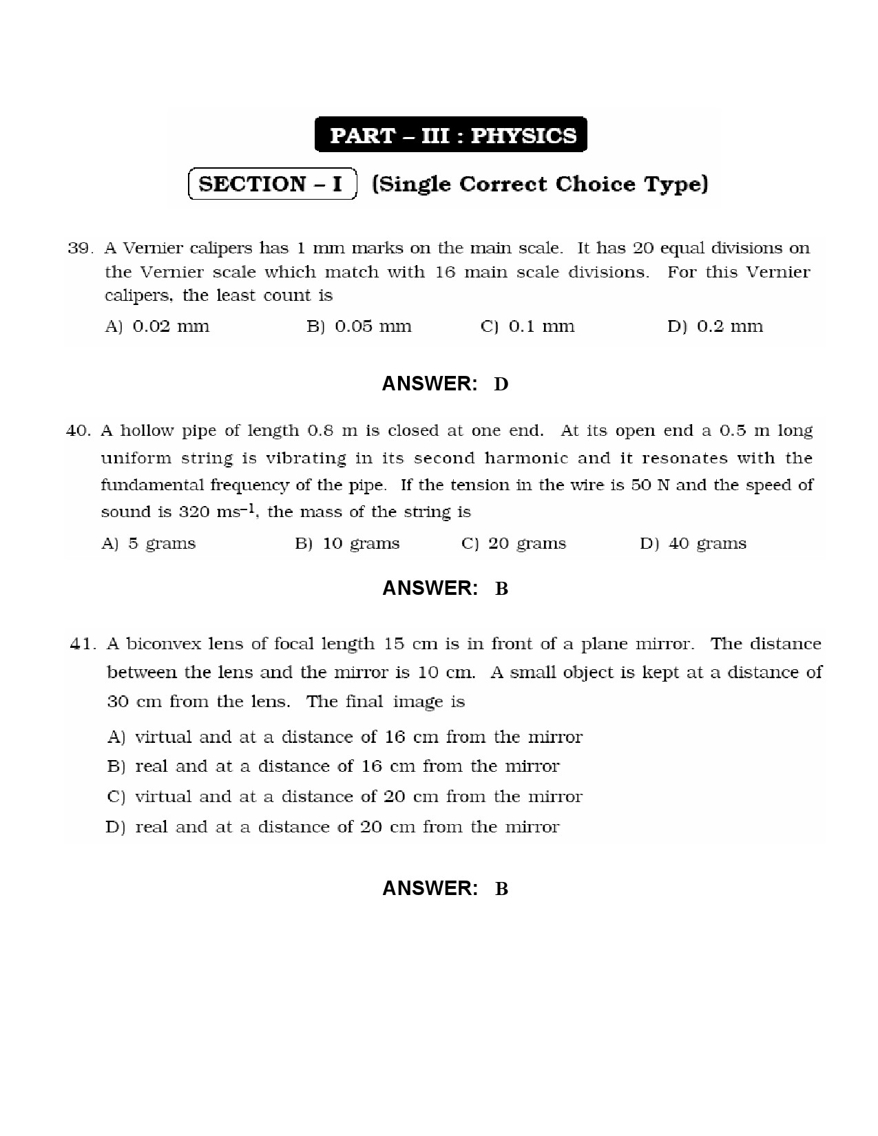 JEE Exam Question Paper 2010 Paper 2 15