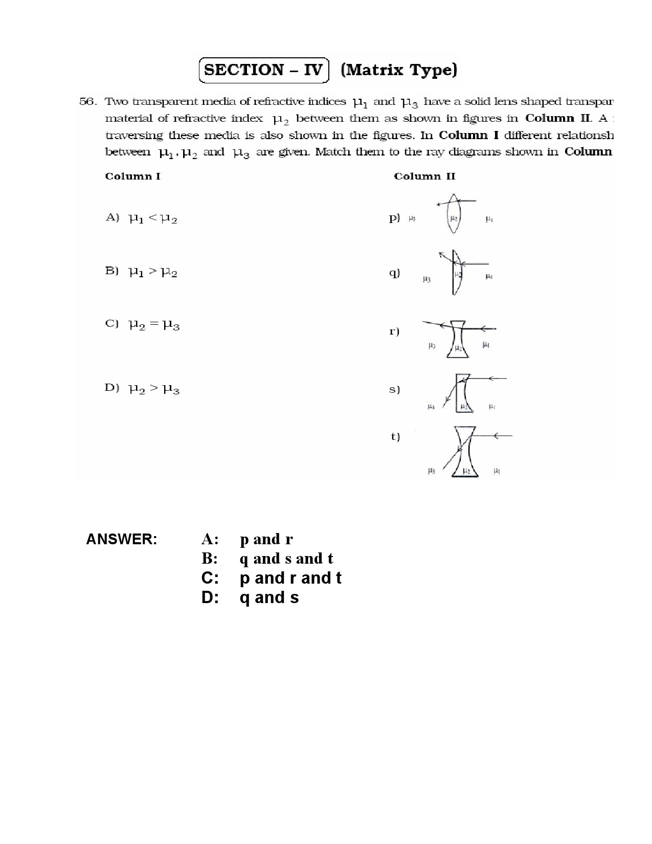 JEE Exam Question Paper 2010 Paper 2 21