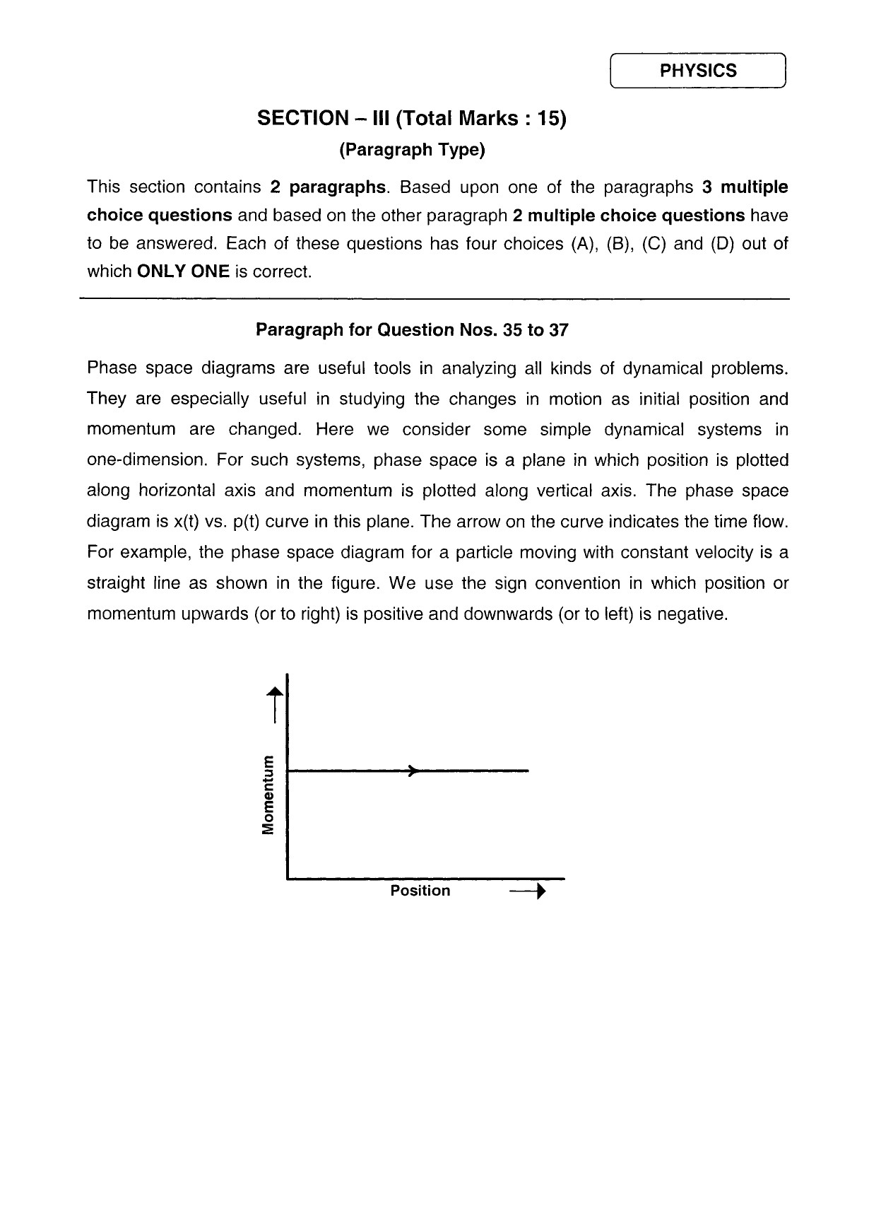 JEE Exam Question Paper 2011 Paper 1 15