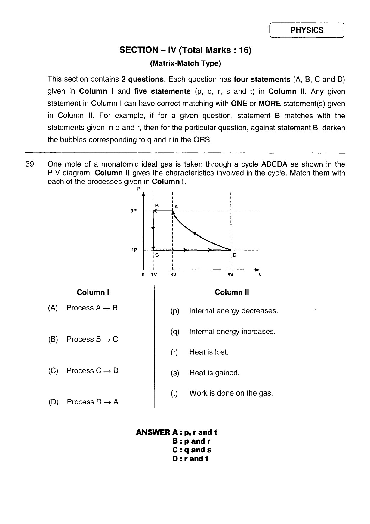 JEE Exam Question Paper 2011 Paper 2 17