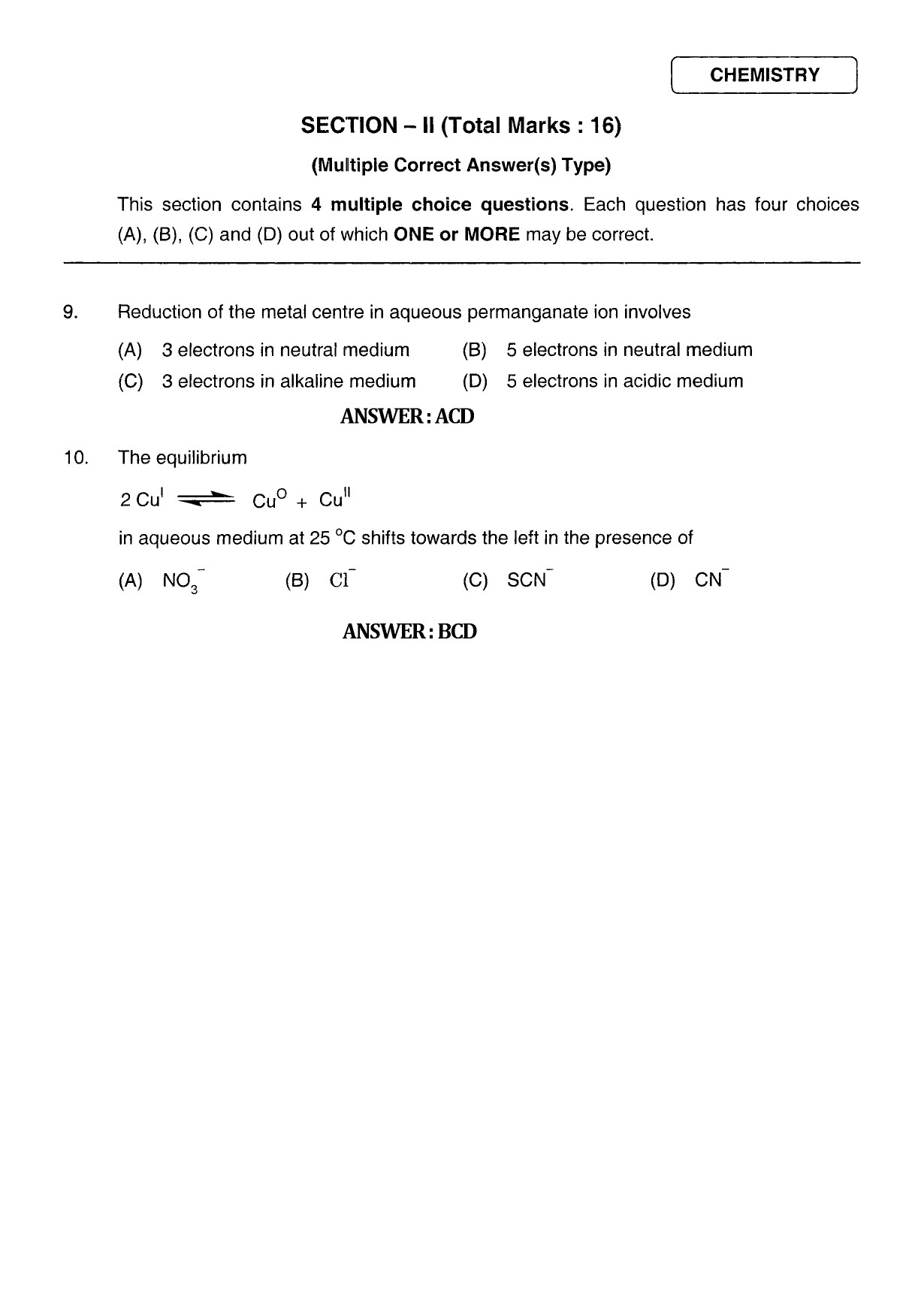 JEE Exam Question Paper 2011 Paper 2 3