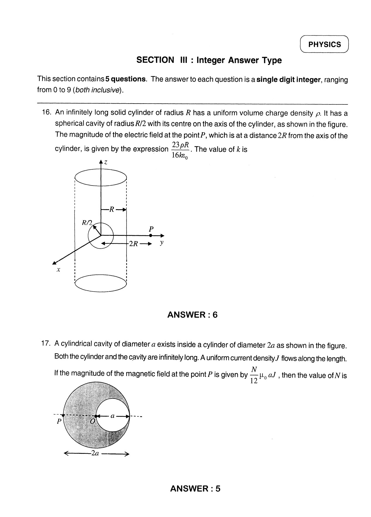 JEE Exam Question Paper 2012 Paper 1 Physics 10