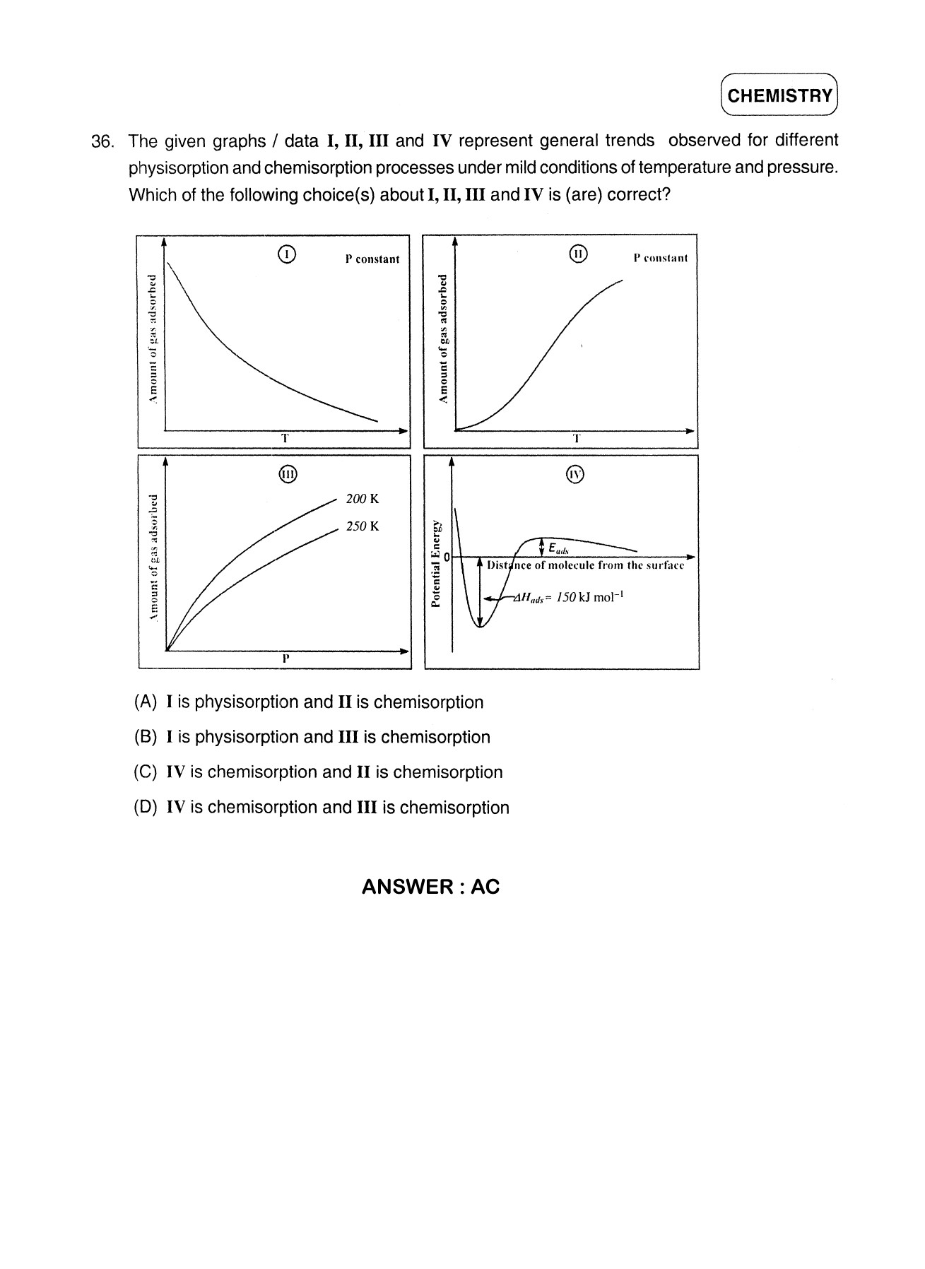 JEE Exam Question Paper 2012 Paper 2 Chemistry 8