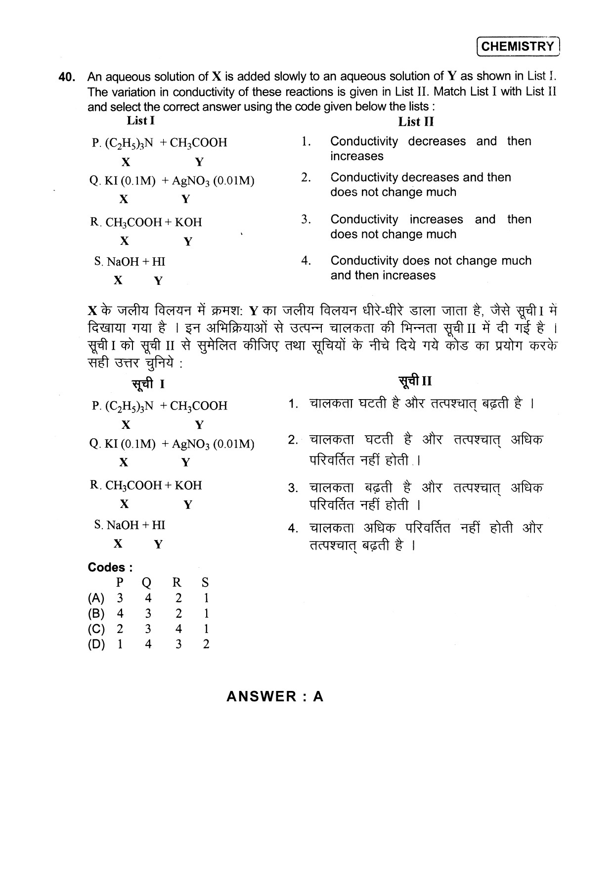 JEE Exam Question Paper 2013 Paper 2 Chemistry 14