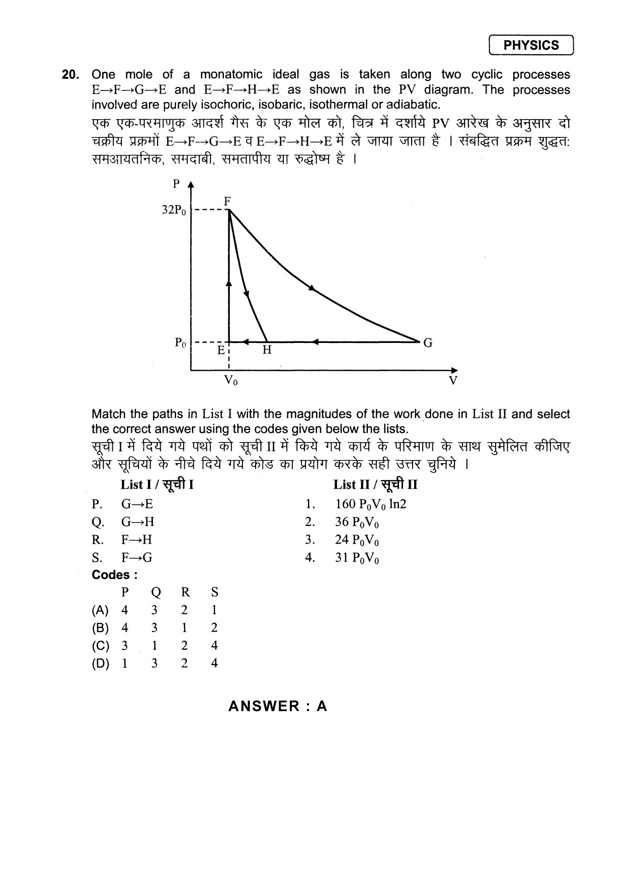 JEE Exam Question Paper 2013 Paper 2 Physics 15