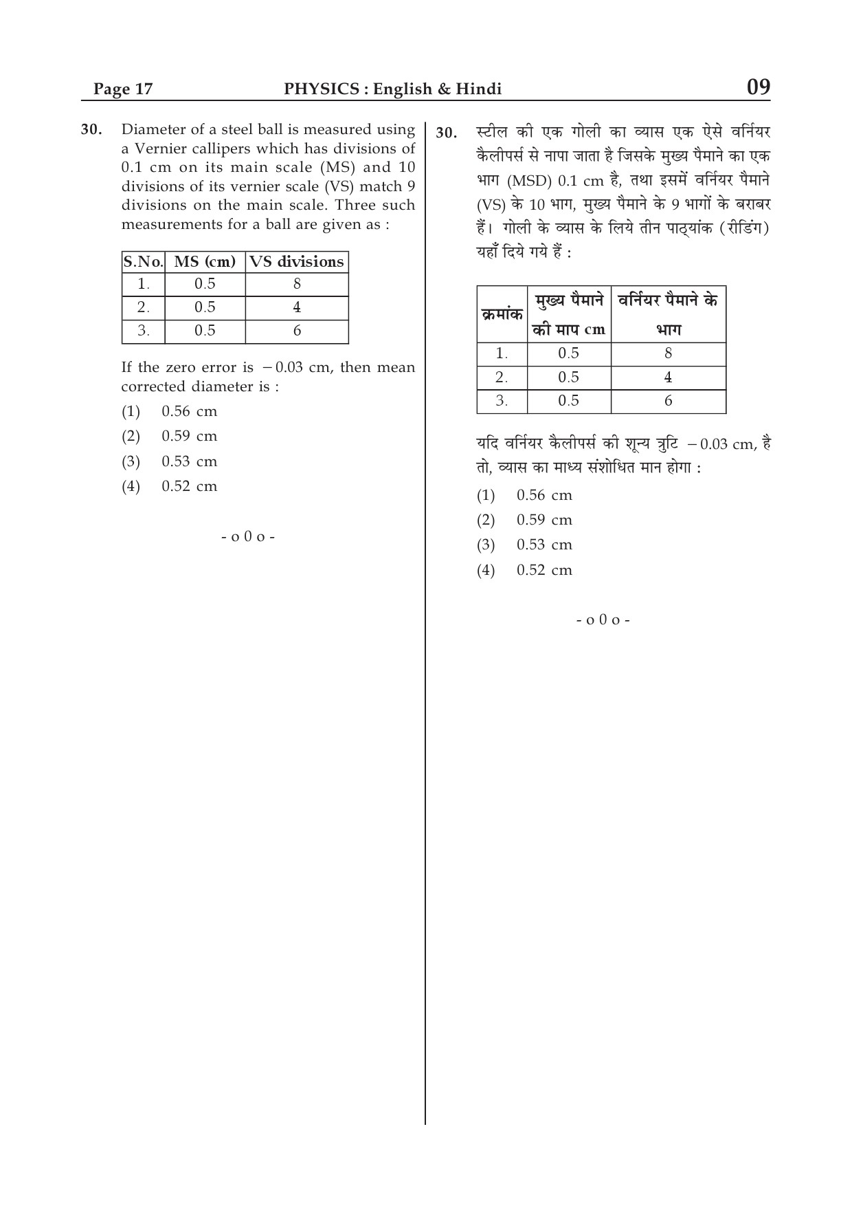 JEE Main Exam Sample Question Paper 1 17